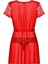 Lacyladyzarifveşık Kırmızı Dantelli Gecelik TM8102 2
