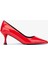 Kadın Kırmızı Vegan Topuklu Ayakkabı 932 1000 Bn Ayk Sk23/24 1