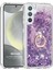 Samsung Galaxy S23 Fe Kılıf Glitter Liquid Holder Mor 1