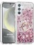 Samsung Galaxy S24 Kılıf Glitter Liquid Holder Pembe 1