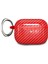Apple Air-Podss Pro 2.nesil Kılıf Elite Carbonshield Kırmızı 1