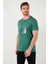 Pamuklu Slim Fit Bisiklet Yaka T Shirt Erkek T Shirt 646R7810 4