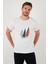 Pamuklu Slim Fit Bisiklet Yaka T Shirt Erkek T Shirt 646R7810 3
