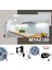 12V Yüksek Parlaklık 4040 Şerit LED Tak Çalıştır Hazır Set, 5 Metre Beyaz, Dali Dimmer Aç-Kapa Anahtar ve Adaptör Dahil, Gizli Aydınlatma, Mutfak, Tezgah, Dolap İçi ve Ayna İçin 1