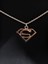 Antik Gümüş Kaplama S Write Hero Sembol Unisex Zincirli Kolye 2