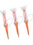 Eğ Için Golf Tee ile 3 Golf Tees 90 mm Turuncu (Yurt Dışından) 3