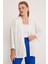 Kadın Gümüş Varaklı Örme Kimono 5925 1