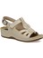 166375.Z4FX Bej Kadın Comfort Sandalet 2