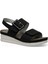 166295.Z4FX Siyah Kadın Comfort Sandalet 2