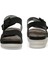 166295.Z4FX Siyah Kadın Comfort Sandalet 5
