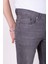 Erkek Kot Pantolon Regular Fit Grey Düz Paça 5 Cepli Jean Ncs Jeans 576 6076 5