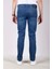 Erkek Kot Pantolon Regular Fit Mavi Düz Paça 5 Cepli Jean Ncs Jeans 576 6138 5