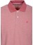 Erkek Polo Yaka Tişört Nar Çiceği Dokulu %100 Pamuk Slim Fit Ribanalı 1247 3
