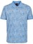 Erkek Polo Yaka Tişört Mavi Slim Fit Pamuklu Desenli Ribanalı Kol T-Shirt Ncs Jeans 1251 1