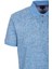 Erkek Polo Yaka Tişört Mavi Slim Fit Ribanalı Kol Pamuklu Baskılı T-Shirt Ncs Jeans 1253 5