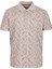 Erkek Polo Yaka Tişört Vizon Slim Fit Ribanalı Kol Pamuklu Baskılı T-Shirt Ncs Jeans 1254 1