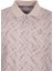 Erkek Polo Yaka Tişört Vizon Slim Fit Ribanalı Kol Pamuklu Baskılı T-Shirt Ncs Jeans 1254 3