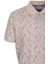 Erkek Polo Yaka Tişört Vizon Slim Fit Ribanalı Kol Pamuklu Baskılı T-Shirt Ncs Jeans 1254 5
