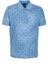 Erkek Polo Yaka Tişört Mavi Slim Fit Ribanalı Kol Pamuklu Baskılı T-Shirt Ncs Jeans 1252 1