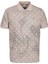 Erkek Polo Yaka Tişört Vizon Slim Fit Ribanalı Kol Pamuklu Baskılı T-Shirt Ncs Jeans 1252 1