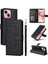 Iphone 15 Için Flip Case Deri Kılıf Cüzdan Darbeye Basit Iş (Yurt Dışından) 1