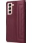Samsung Galaxy S21 Için Flip Case Deri Kılıf Cüzdan Darbeye Basit (Yurt Dışından) 5