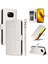 Xiaomi Poco X3 Nfc Cüzdan Flip Kapak Için Flip Case Basit Iş Deri (Yurt Dışından) 1