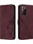 Samsung Galaxy Not 20 Için Kılıf Pu Deri Cüzdan Kapak Flip Folio Kitap (Yurt Dışından) 1