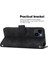 Iphone 11 Için Filp Durumda Pro Max Kickstand Kredi Kartı Tutucu Tam Pu Kayış (Yurt Dışından) 5