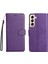 Samsung Galaxy S22 Artı Klasik Düz Renk Iş Cüzdan Için Flip Case (Yurt Dışından) 1