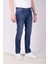 Erkek Kot Pantolon Slim Fit Koyu Mavi Düz Paça 5 Cepli Jean Ncs Jeans 2245 6096 3