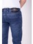 Erkek Kot Pantolon Slim Fit Koyu Mavi Düz Paça 5 Cepli Jean Ncs Jeans 2245 6096 5