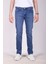 Erkek Kot Pantolon Slim Fit Mavi Düz Paça 5 Cepli Jean Ncs Jeans 2248 6096 1