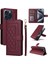 Iphone 15 Için Flip Case Pro Cüzdan Kapak Çevirin Deri Kılıf Basit Iş (Yurt Dışından) 3