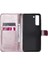 Kart Yuvası ile Samsung Galaxy S21 Fe Klasik Düz Renk Için Flip Case (Yurt Dışından) 5