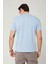 Sıfır Yaka Bisiklet Yaka Petek Dokulu Erkek Tshirt 2