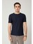 Sıfır Yaka Likralı Spandex Kumaş Erkek Tshirt 1