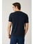 Sıfır Yaka Likralı Spandex Kumaş Erkek Tshirt 2