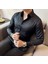 Özel Tasarım Pamuk Saten Slim Fit Şık Özel Davet Gece Business Erkek Gömlek 1