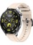 Amazfit Gtr Uyumlu Kordon Silikon Metal Tokalı Şeritli Kayış, Starlight 1