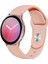 Amazfit Gtr Uyumlu Kordon Silikon Yumuşak Esnek Spor Kayış, Pudra 2