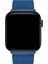 Apple Watch 2/3/4/5/6/7/8 Se 38-40-Uyumlu Kordon Deri Metal Tokalı Luxury Şık Kayış, Mavi 3