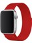 Apple Watch 2/3/4/5/6/7/8/9/se Ultra Uyumlu Kordon Hasır Metal Mıknatıs Kayış, Kırmızı 4