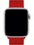 Apple Watch 2/3/4/5/6/7/8/9/se Ultra Uyumlu Kordon Hasır Metal Mıknatıs Kayış, Kırmızı 5