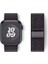 Apple Watch 2/3/Ultra Uyumlu Kordon Hasır Örgü Spor Nike Kayış, Siyah 3