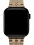 Apple Watch 3/Ultra Uyumlu Kordon Paslanmaz Metal Geçmeli Kayış, Rose Gol 3