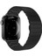 Apple Watch 3/Ultra Uyumlu Kordon Metal Paslanmaz Klipsli Kayış, Siyah 2