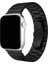 Apple Watch 3/Ultra Uyumlu Kordon Metal Paslanmaz Klipsli Kayış, Siyah 4