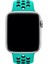 Apple Watch 2/3/Ultra Uyumlu Kordon Silikon Spor Delikli Kayış, Turkuaz 5