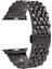 Apple Watch Seri 2/3/4/5/6/7/8 Se 38-40-Uyumlu Kordon Paslanmaz Metal Şık Luxury Kayış, Siyah 2
